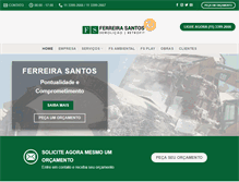 Tablet Screenshot of ferreirasantos.com.br